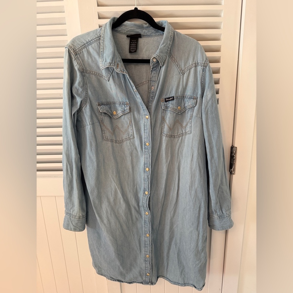 Wrangler denim shirt dress